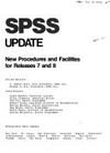 SPSS update : new procedures and facilities for releases 7 and 8 /