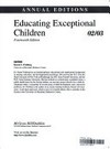 Annual editions : educating exceptional children /