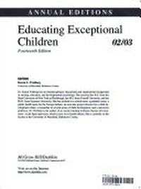 Annual editions : educating exceptional children /