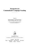 Perspectives in communicative language teaching /