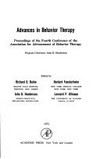 Advances in behavior therapy : proceedings of the fourth conference of the Association for advancement of behavior therapy /