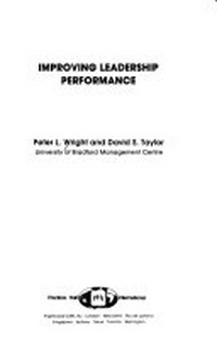 Improving leaderschip performance /