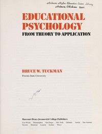 Educational psychology : from theory to application /