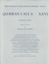 Qumran cave 4 : XXVI cryptic texts /