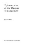 Epicureanism at the origins of modernity /