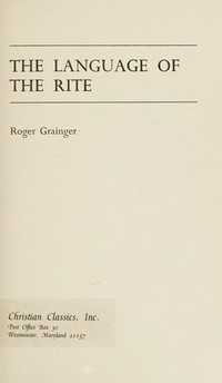 The language of the rite /