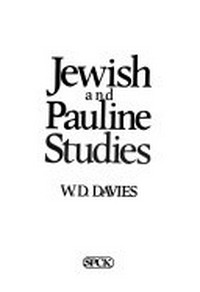 Jewish and Pauline studies /