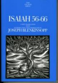 Isaiah 56-66 : a new translation with introduction and commentary /