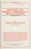 Diagnostic and remedial mathematics in special education /