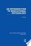 An introduction to educational psychology /