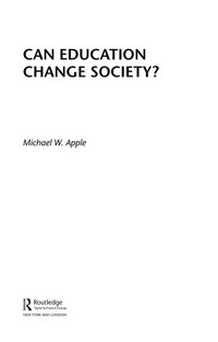 Can education change society? /