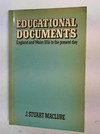 Educational documents : England and Wales, 1816 to the present day /