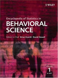 Encyclopedia of statistics in behavioral science /