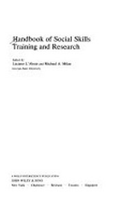 Handbook of social skills, training and research /