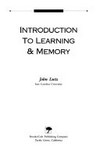 Introduction to learning & memory /