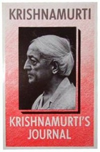 Krishnamurti's journal /