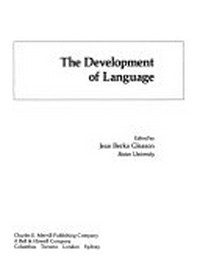 The development of language /