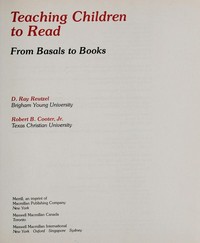 Teaching children to read : from basals to books /