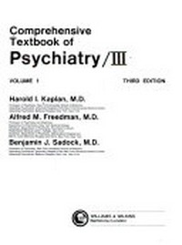 Comprehensive textbook of psychiatry - II /