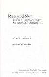 Man and men : social psychology as social science /