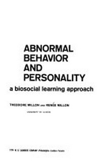 Abnormal behavior and personality : a biological learning approach /