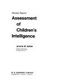 Assessment of children's intelligence /