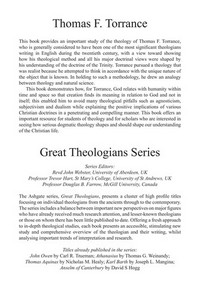 Thomas F. Torrance, theologian of the Trinity /