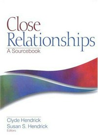 Close relationships : a sourcebook /