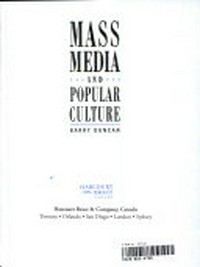 Mass media and popular culture /
