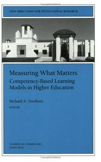 Measuring what matters : competency-based learning models in higher education /