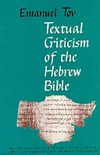 Textual criticism of the hebrew Bible /