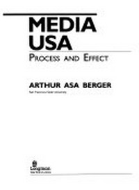 Media USA : process and effect /