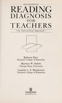 Reading diagnosis for teachers : an instructional approach /