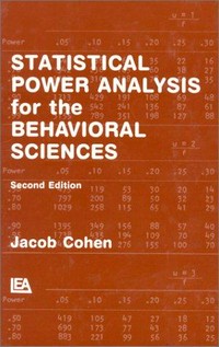 Statistical power analysis for the behavioral sciences /