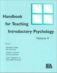 Handbook for teaching introductory psychology /