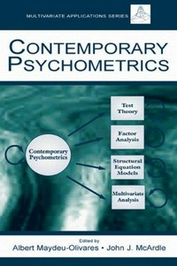 Contemporary psychometrics : a festschrift for Roderick P. Mcdonald /