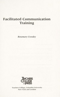 Facilitated communication training /