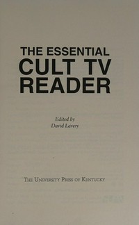 The essential cult TV reader /