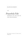 Praeambula Fidei : Thomism and the God of the philosophers /