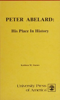 Peter Abelard: his place in history /