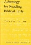 A strategy for reading Biblical texts /
