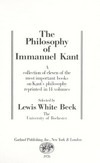 Kant an his English critics : a comparison of critical and empirical philosophy /