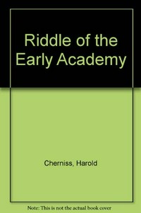 The riddle of the early Academy /