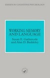 Working memory and language /