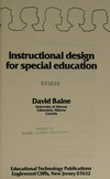 Instructional design for special education /