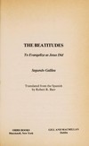 The Beatitudes : to evangelize as Jesus did /