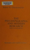The Pseudoepigrapha and modern research with a supplement /