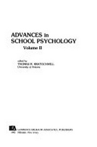 Advances in school psychology /