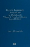 Second-language acquisition in childhood /