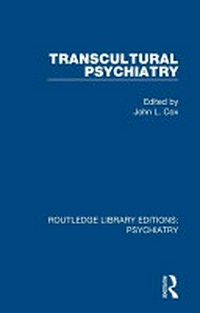 Transcultural psychiatry /